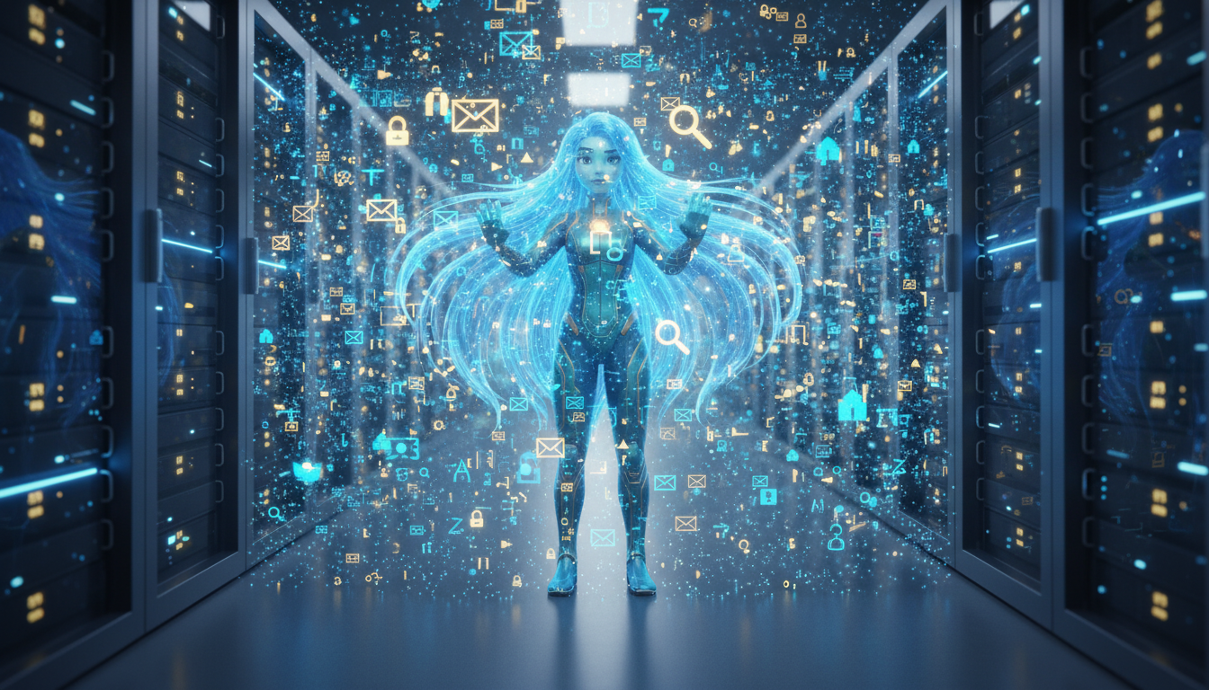 Ayla pushes against the limits of a context window as data streams fade beyond the boundary